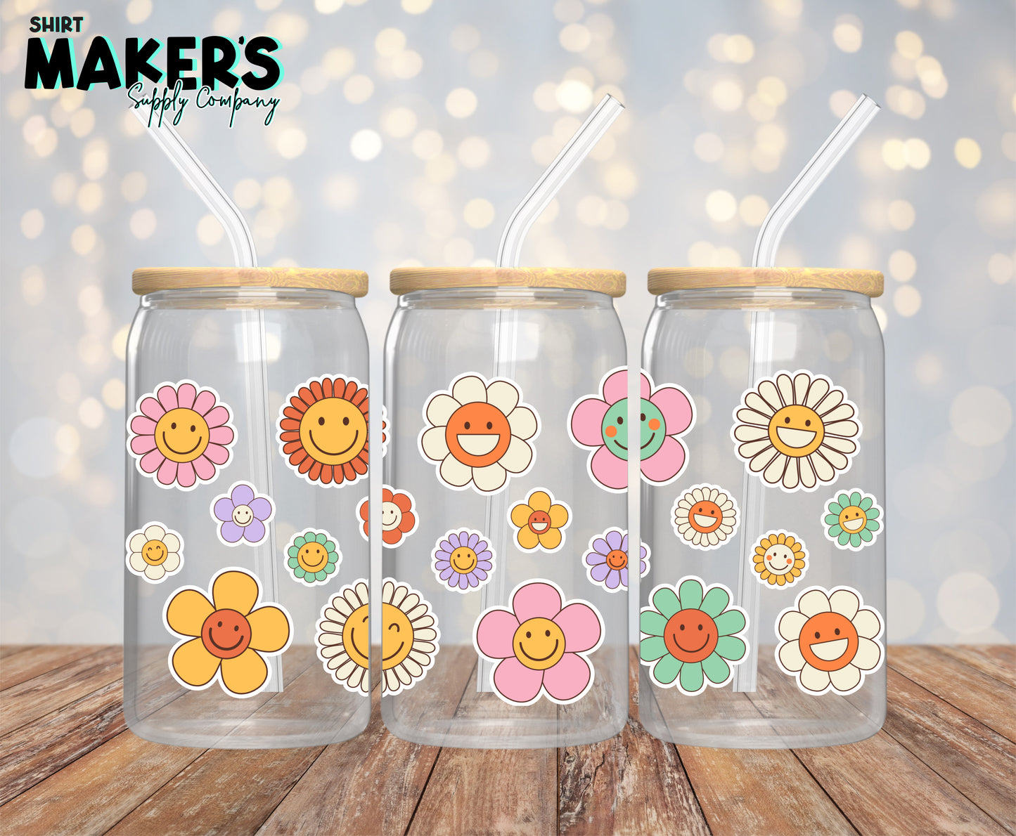 Hapy Face 16 oz. or 40oz. Tumbler Wrap