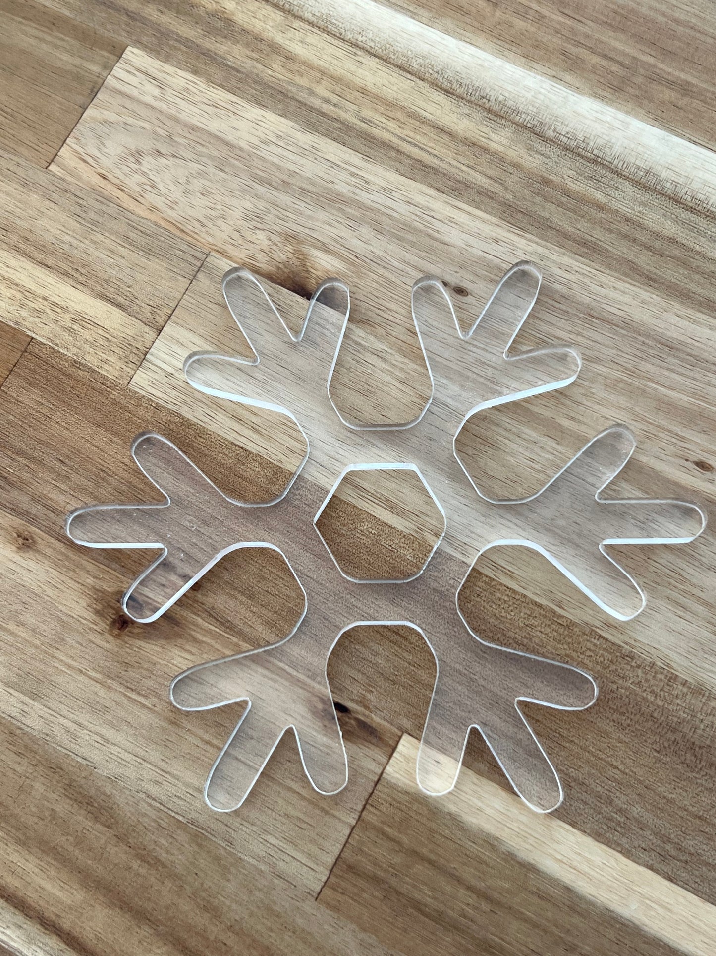 Snowflake 5" Bleach Stencil