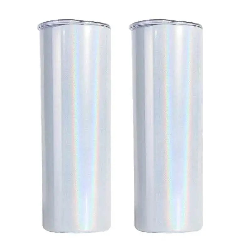 20oz. Skinny Rainbow Sublimation Tumbler