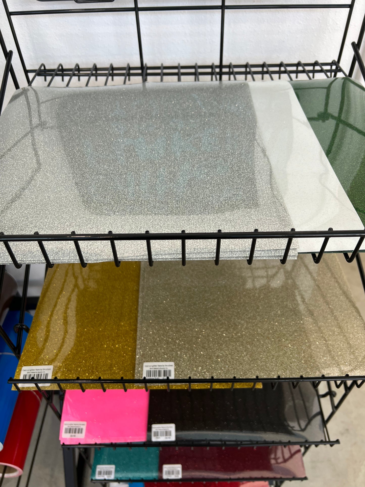 Glitter Flake HTV Grab Bag - 12" Sheets All Colors