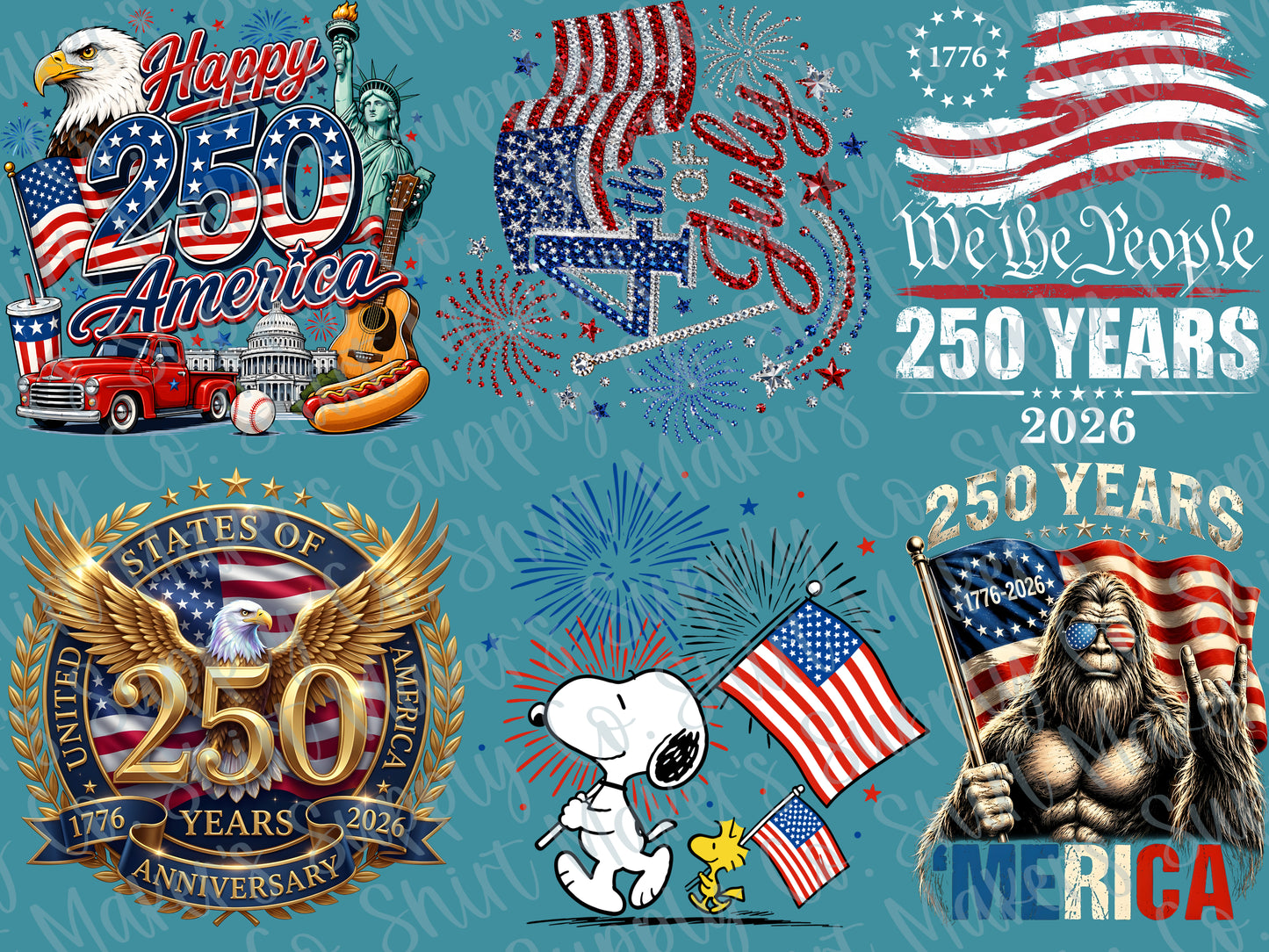 4th of July 2026 #3 DTF Gang Sheet