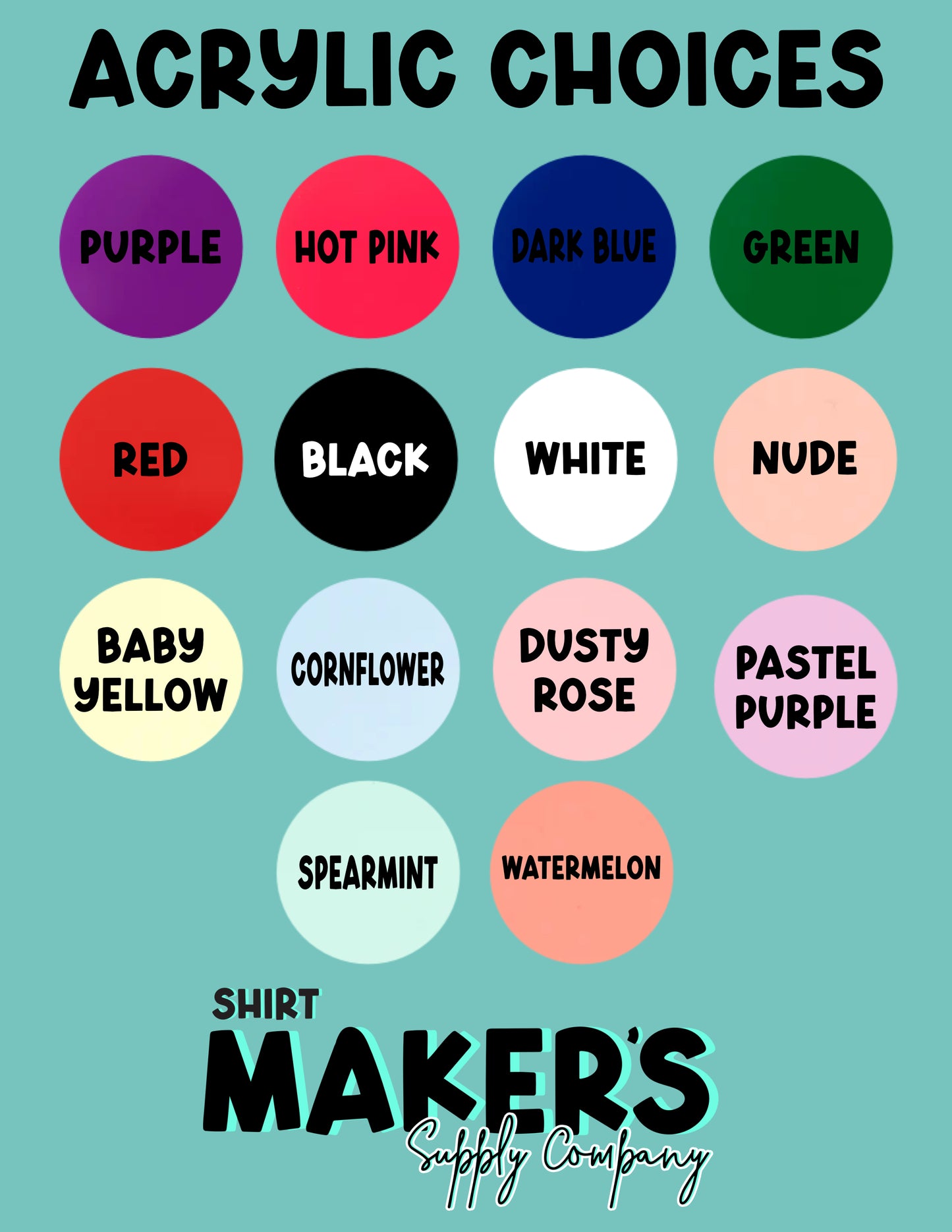 2" Custom Acrylic Magnets