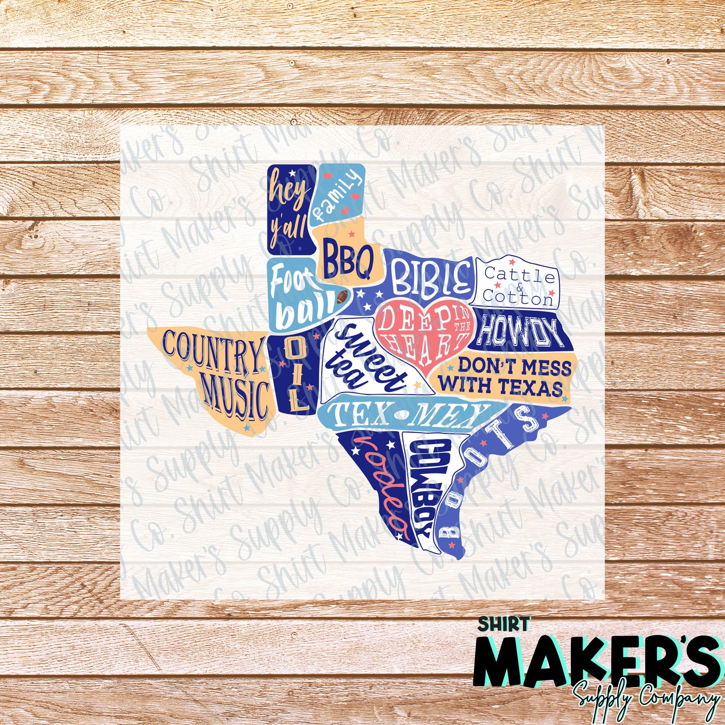 All About Texas DTF or Sublimation Transfer