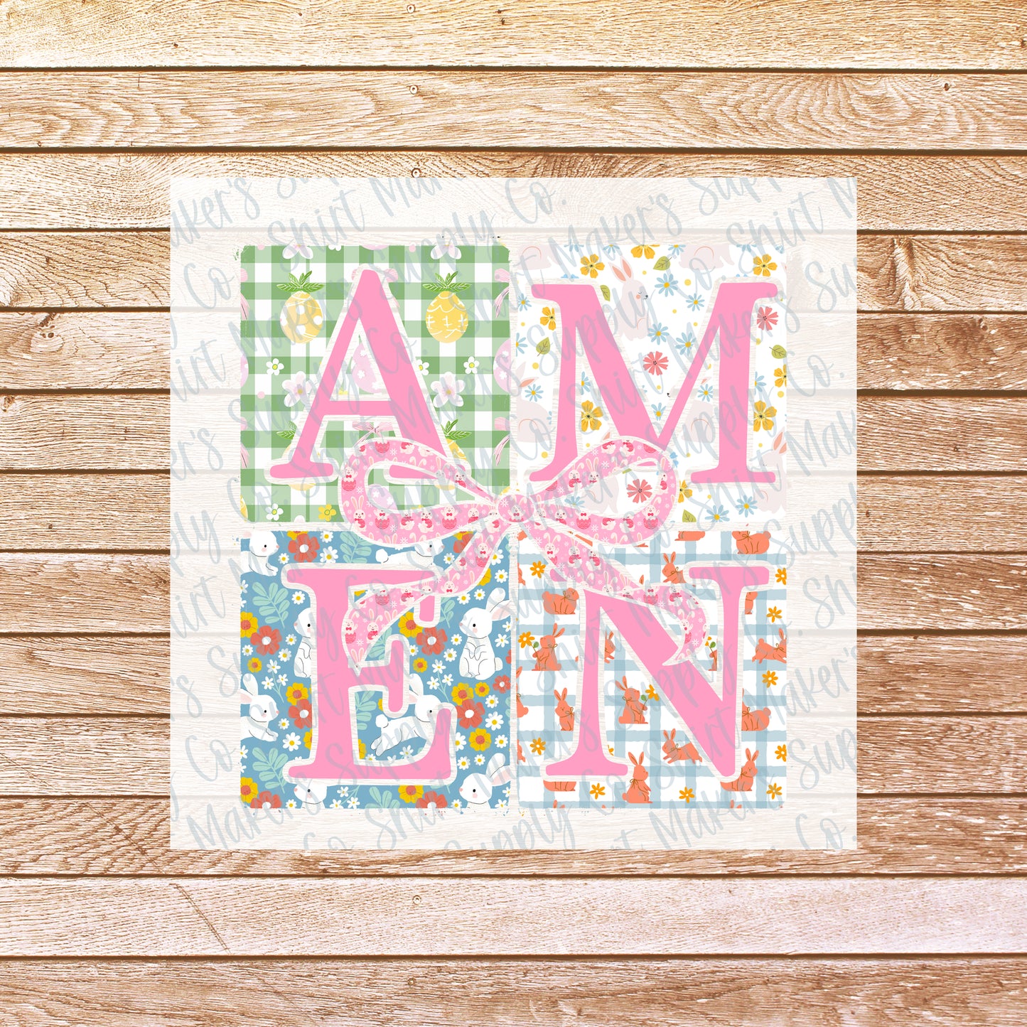 Amen Easter Jesus DTF or Sublimation Transfer