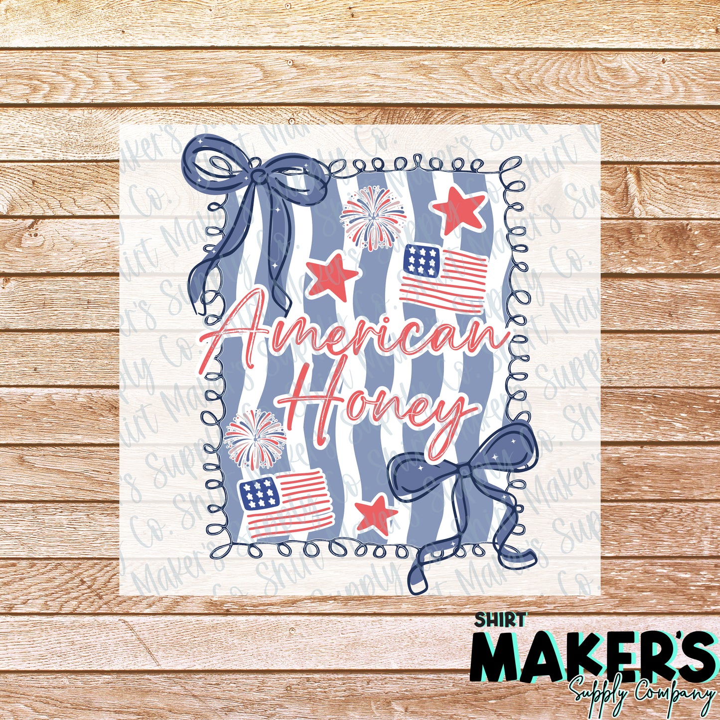 American Honey DTF or Sublimation Transfer