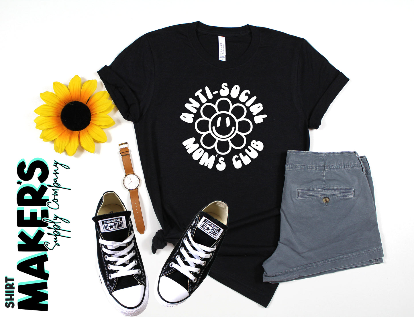 Anti-Social Mom's Club Screen Print Transfer