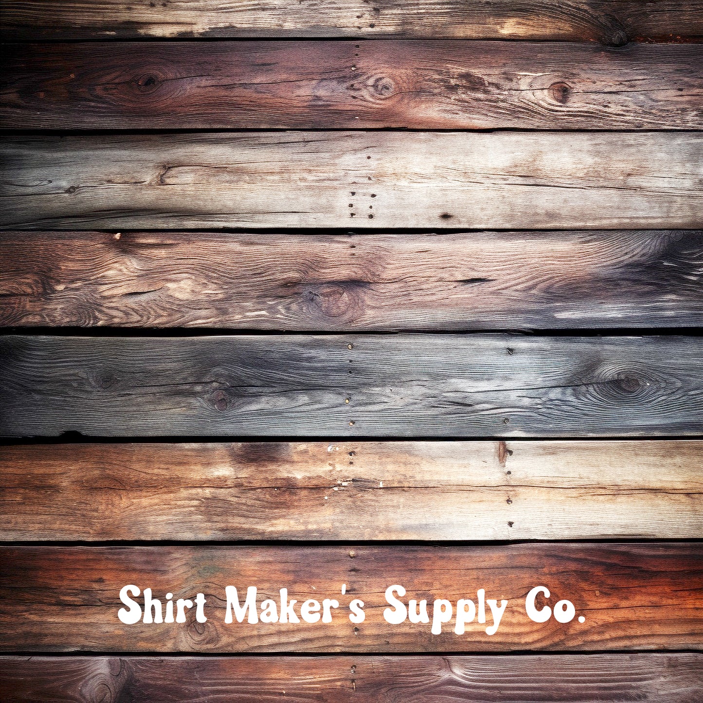 Wooden #1 Backdrop Banner - Add your logo!