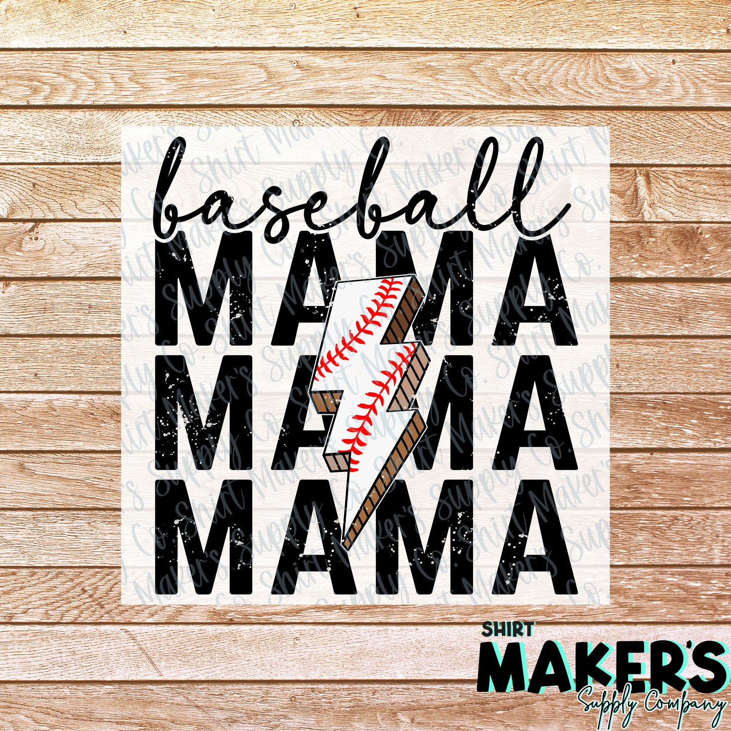 Baseball Mama DTF or Sublimation Transfer