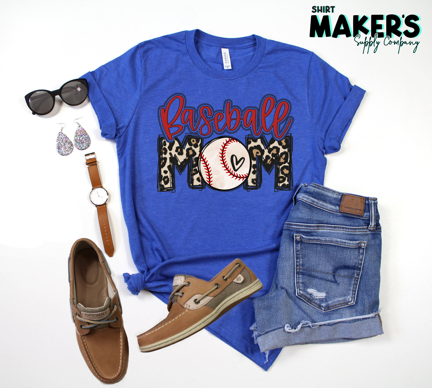 Baseball Mom Screen Print Transfer