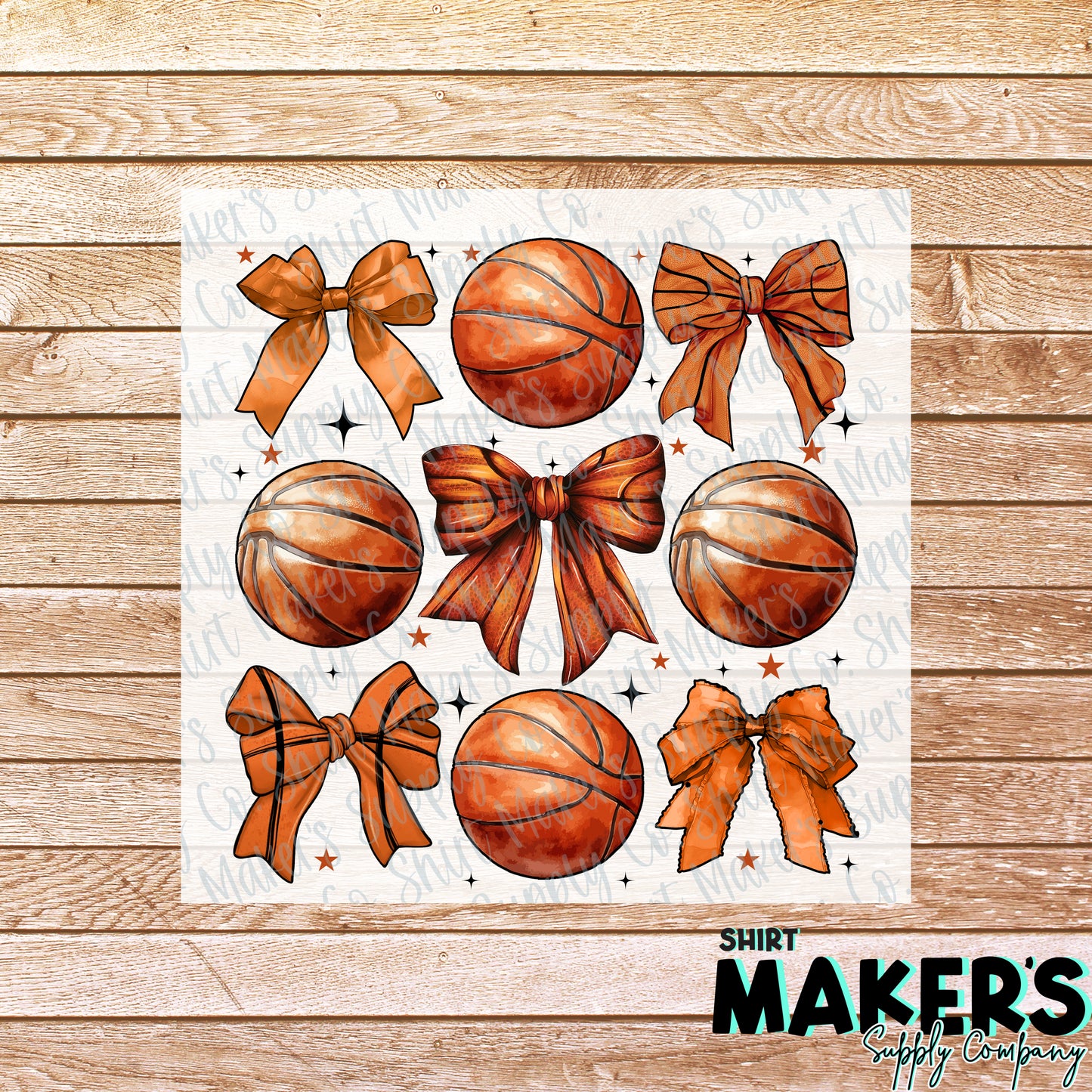 Basketball Coquette DTF or Sublimation Transfer