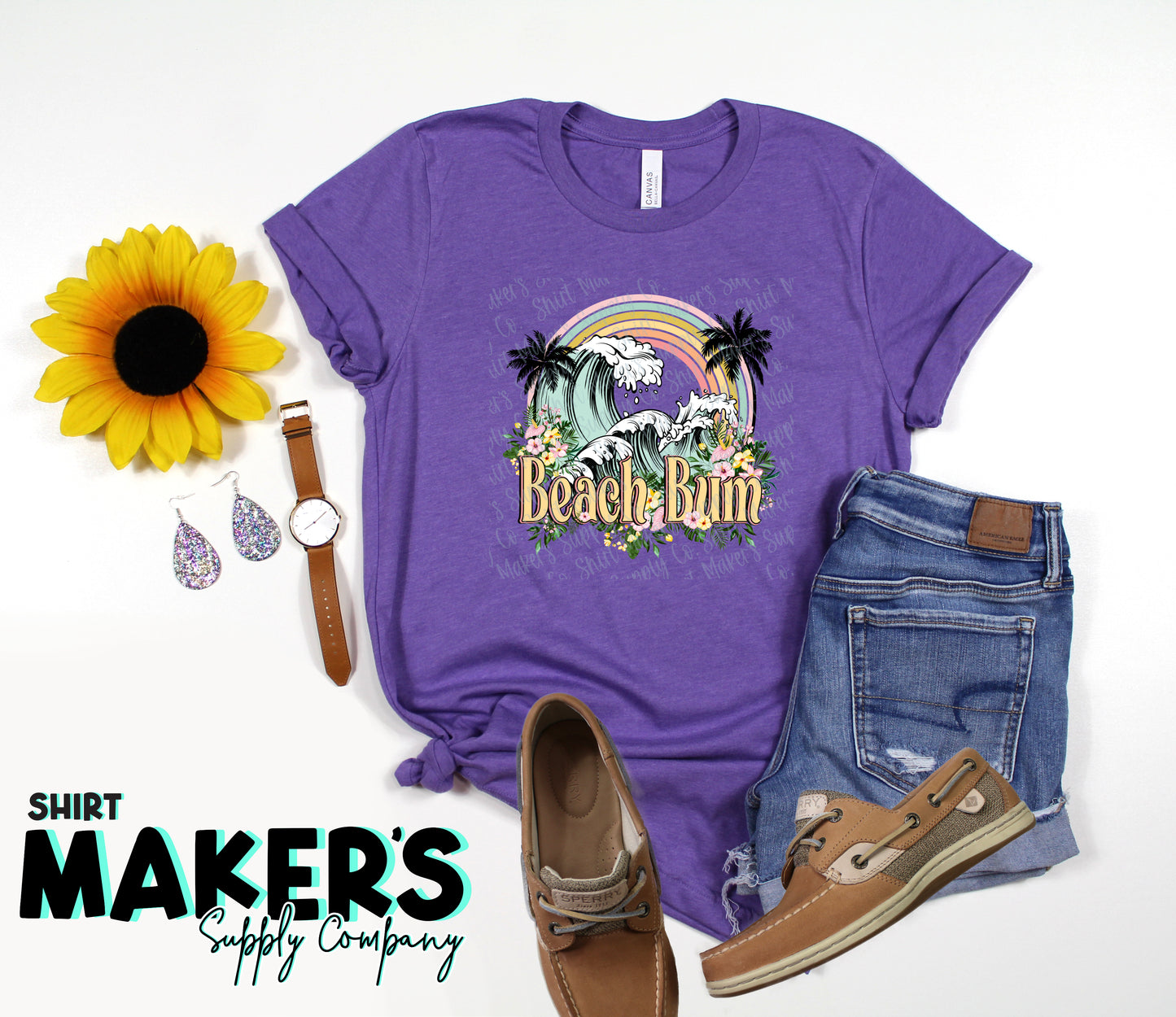 Beach Bum DTF or Sublimation Transfer