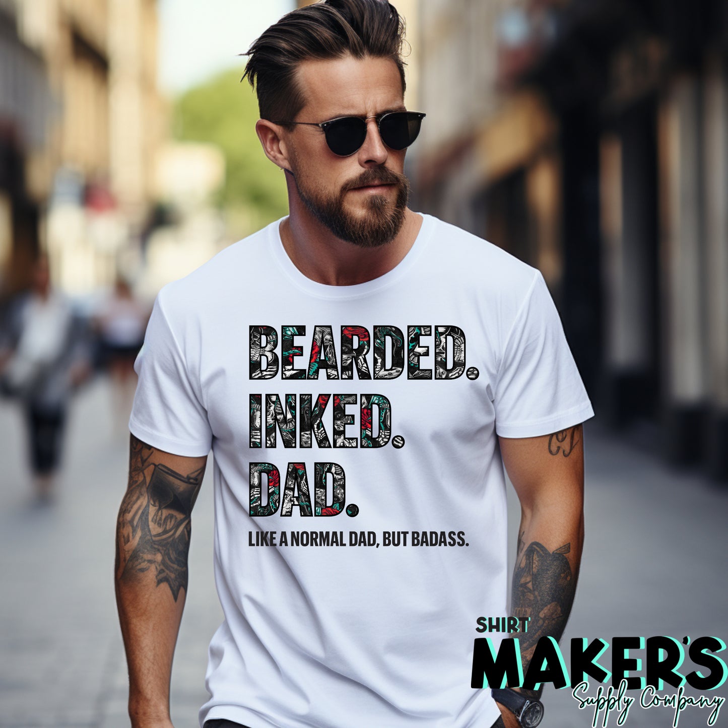 Badass Dad DTF or Sublimation Transfer