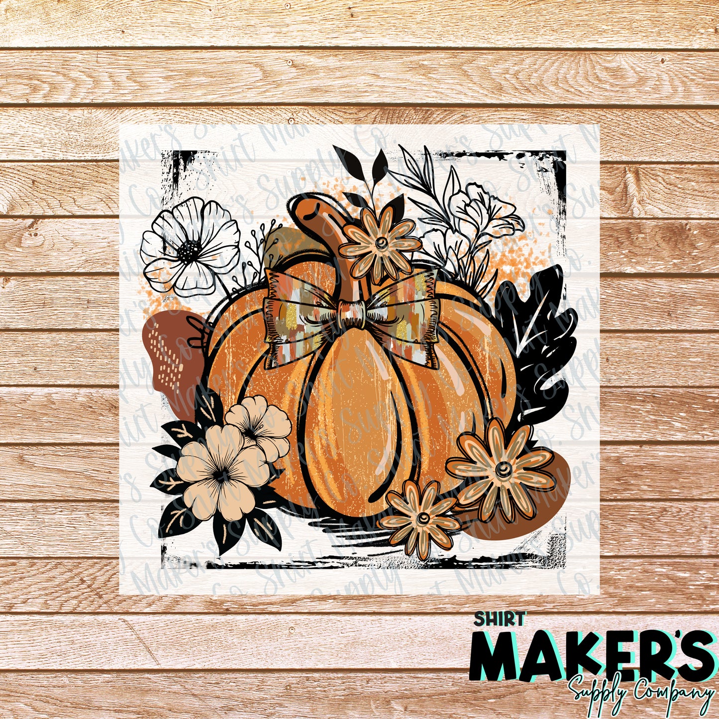 Boho Pumpkin DTF or Sublimation Transfer