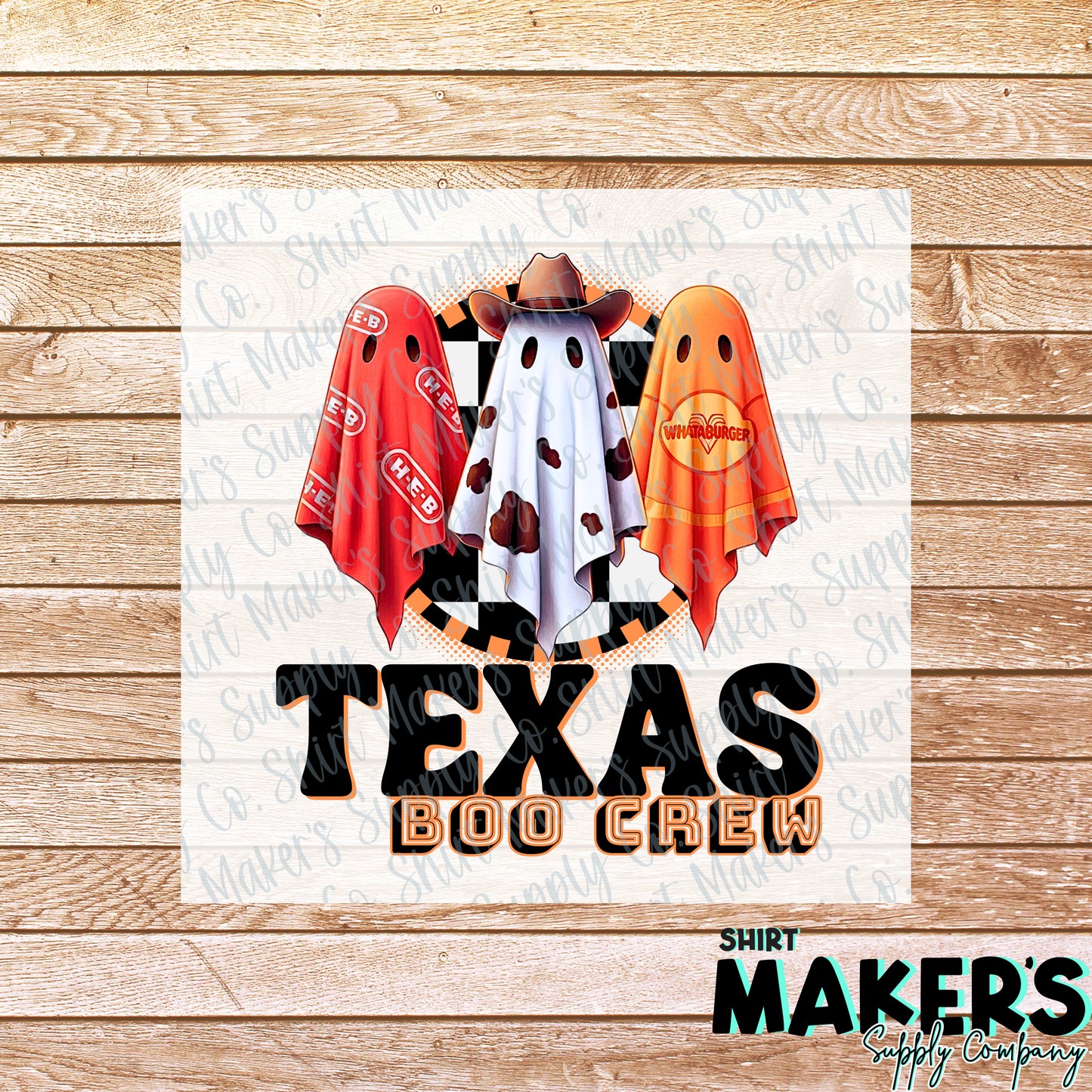 Texas Boo Crew DTF or Sublimation Transfer