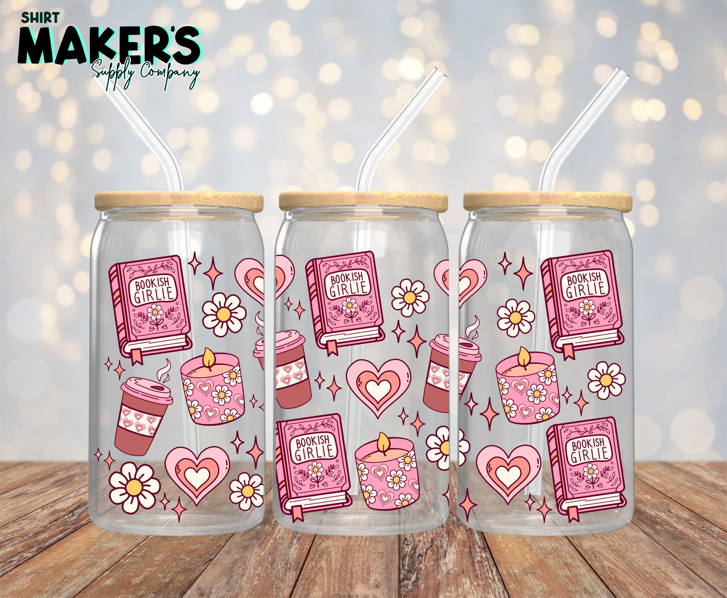 Bookish Girl 16 oz. or 40oz. Tumbler Wrap