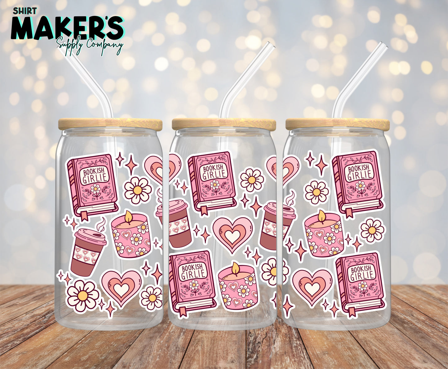 Bookish Girl 16 oz. or 40oz. Tumbler Wrap