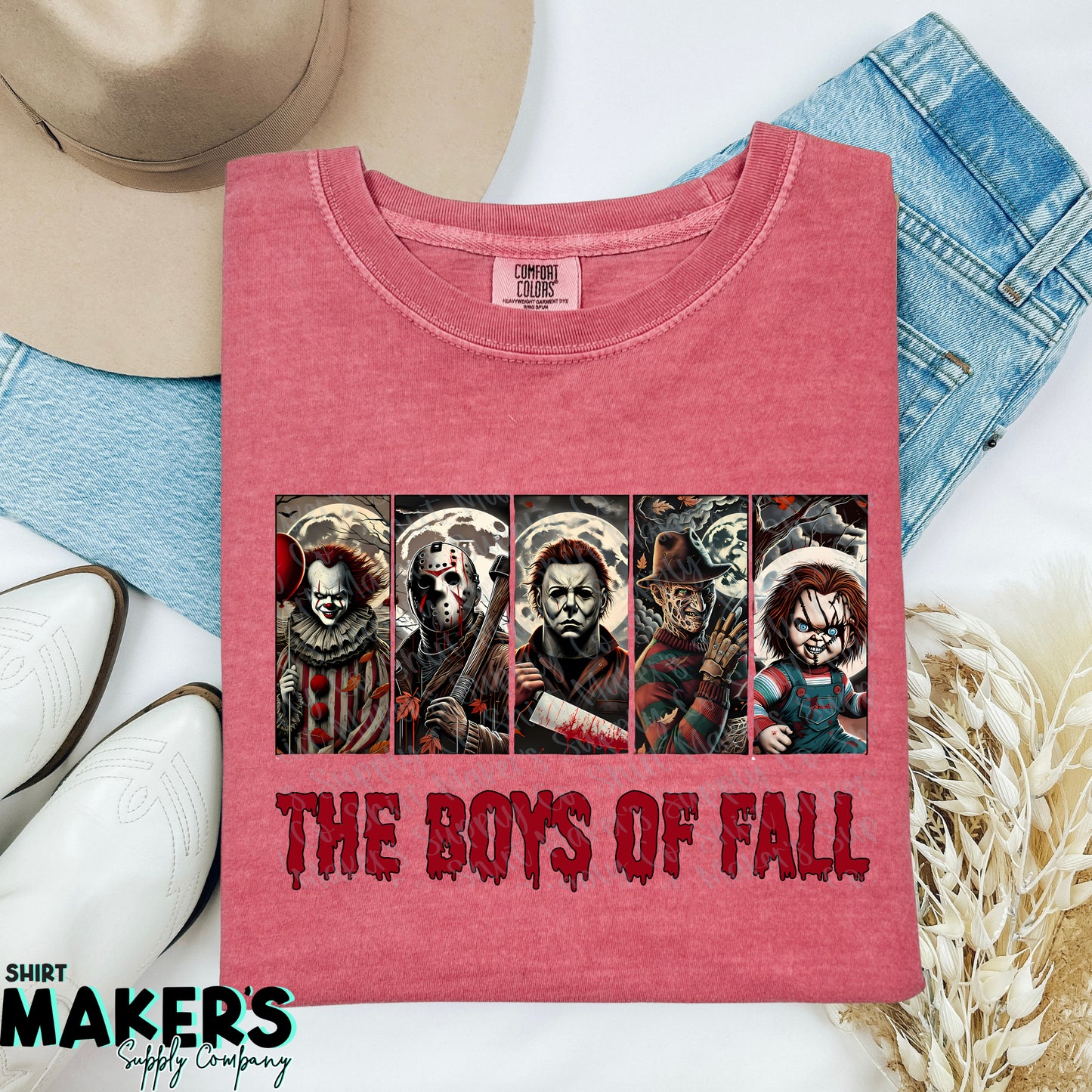 Boys of Fall Horror DTF or Sublimation Transfer