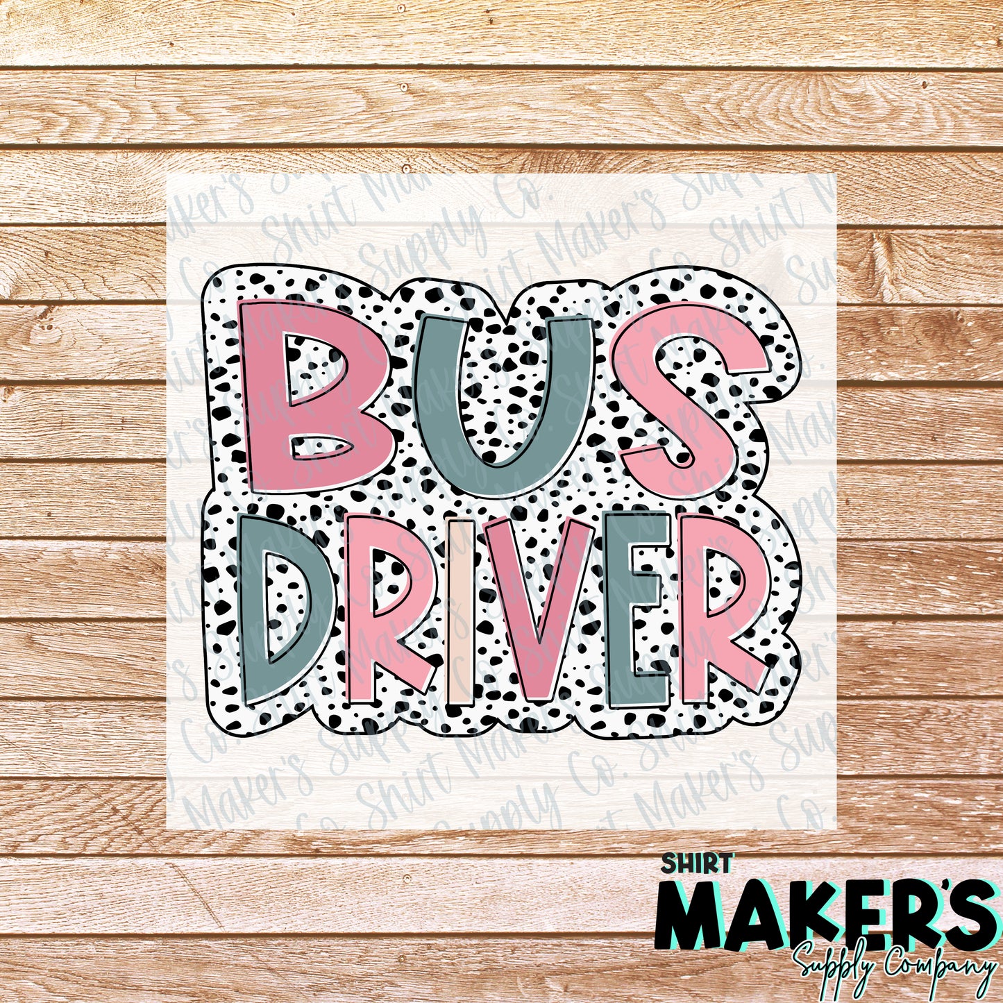 Bus Driver DTF or Sublimation Transfer