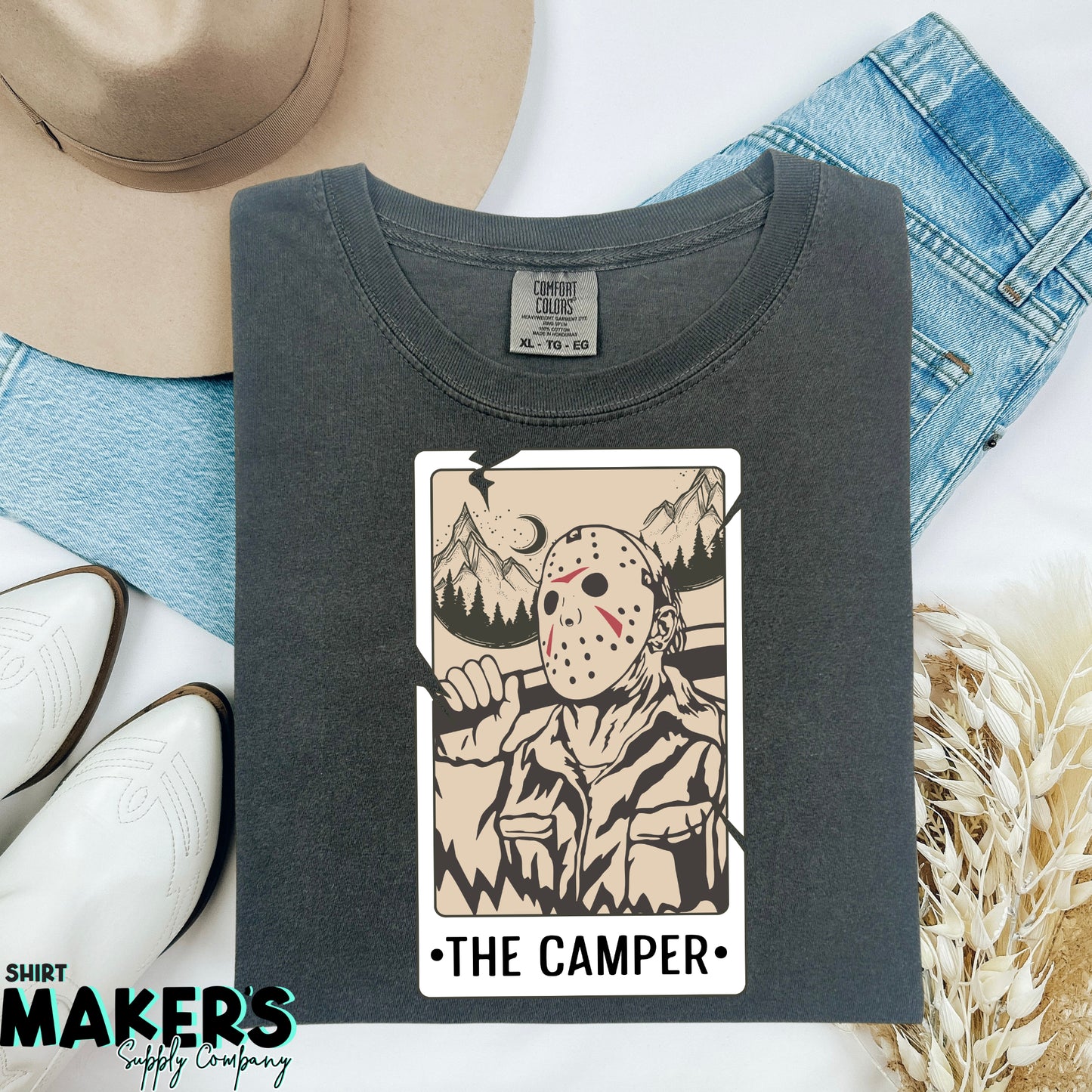 The Camper Horror Tarot Card DTF or Sublimation Transfer