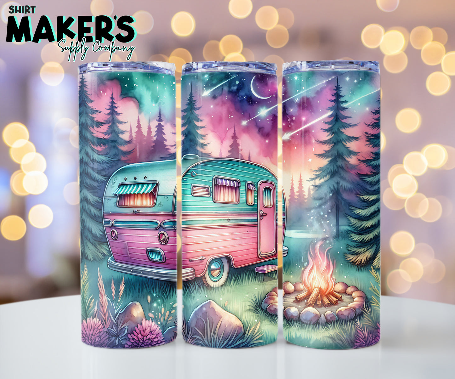 20oz. Camping Tumbler Wrap