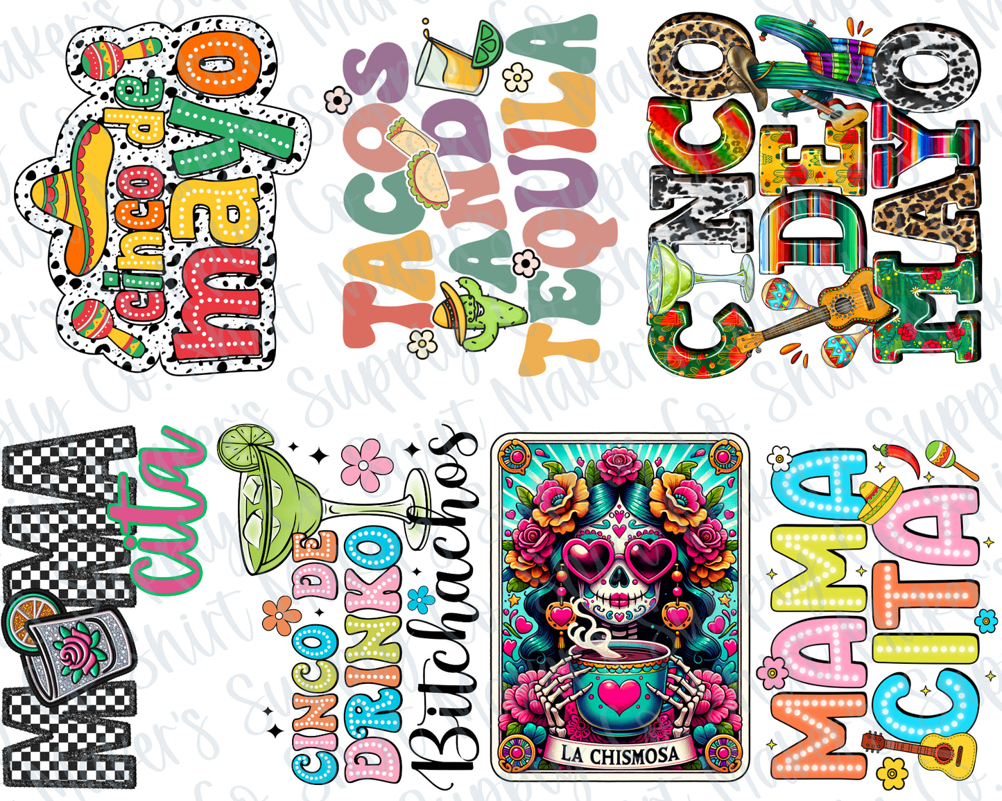 Cinco De Mayo DTF Gang Sheet