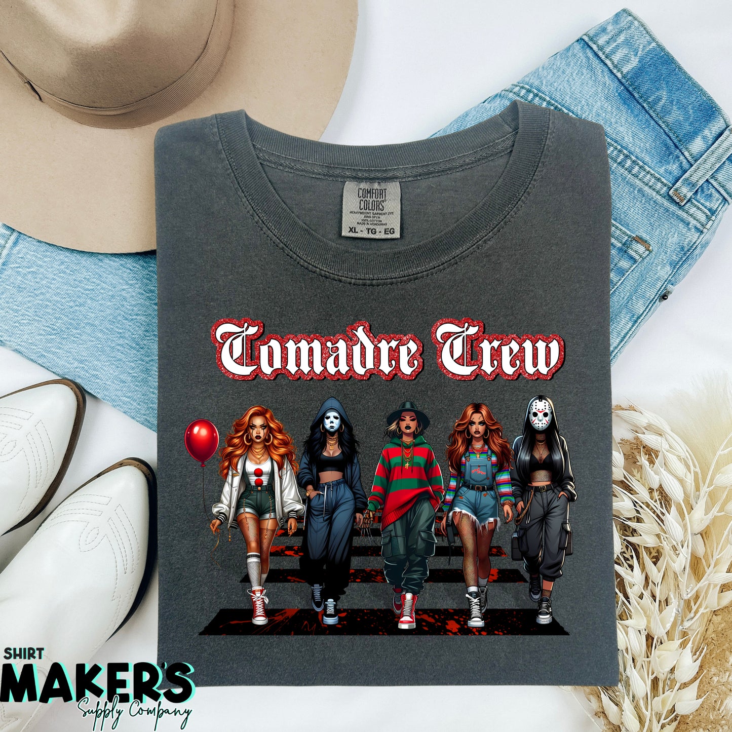 Comadre Crew DTF or Sublimation Transfer