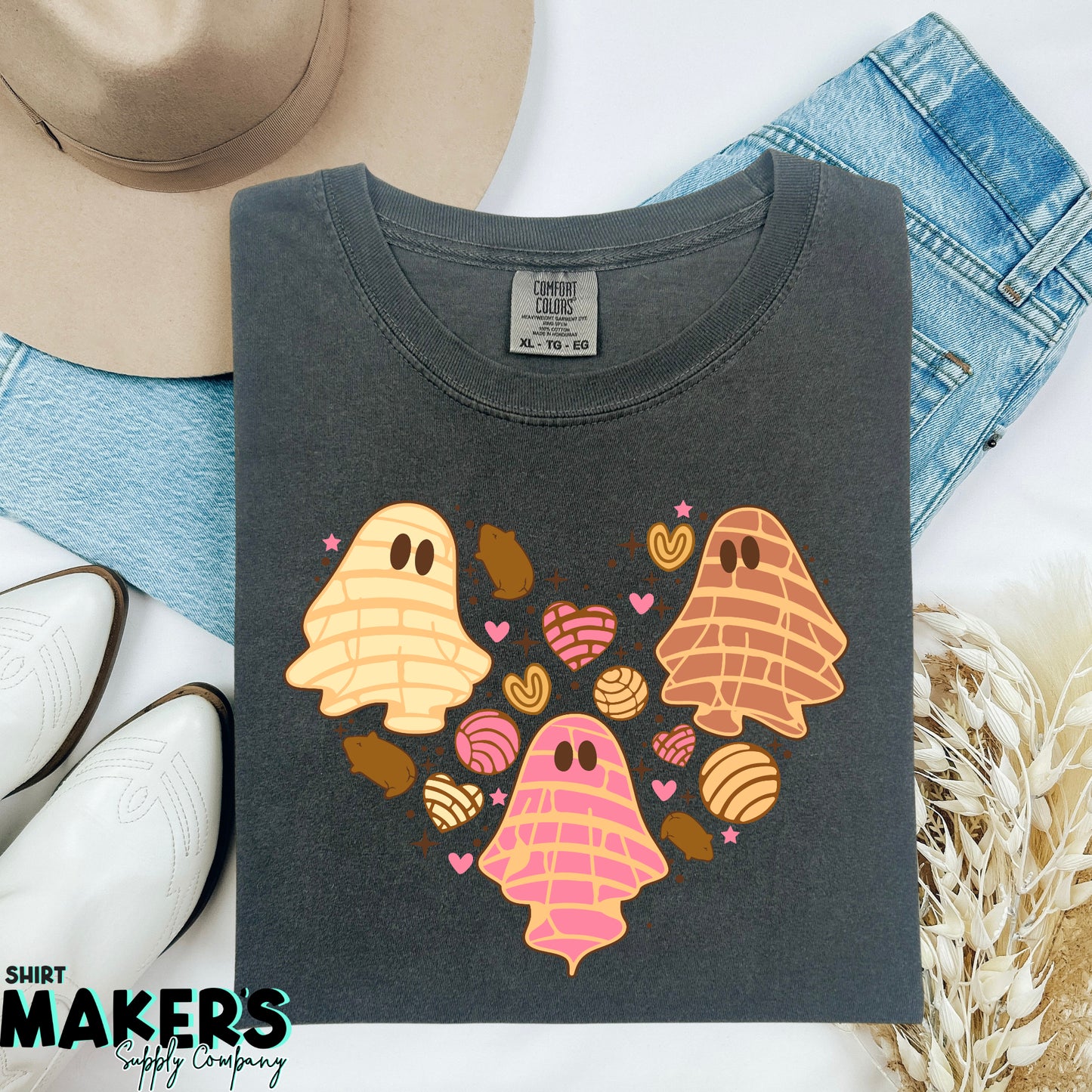 Concha Ghost DTF or Sublimation Transfer