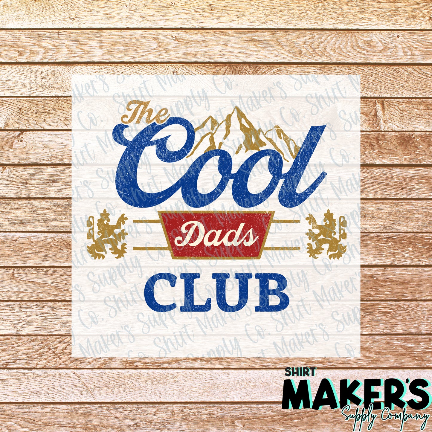Cool Dad's Club DTF or Sublimation Transfer