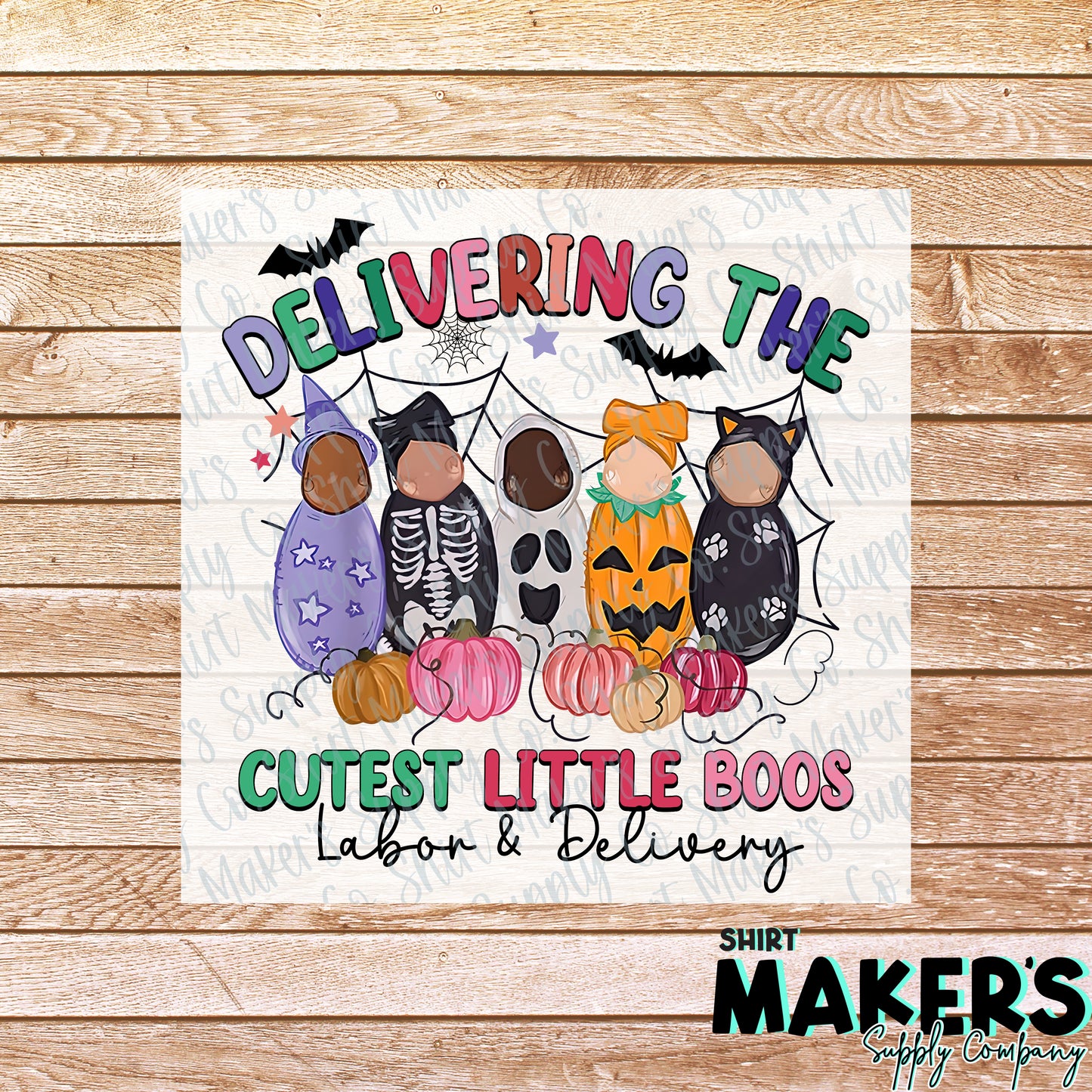 Delivering the Cutest Little Boos DTF or Sublimation Transfer