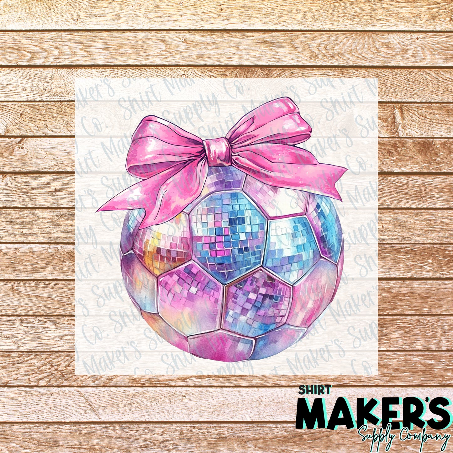 Disco Soccerball DTF or Sublimation Transfer