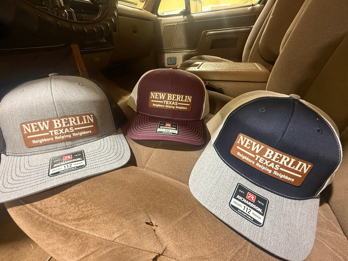3.75" x 1.5" Rectangular Custom Leatherette Hat Patch