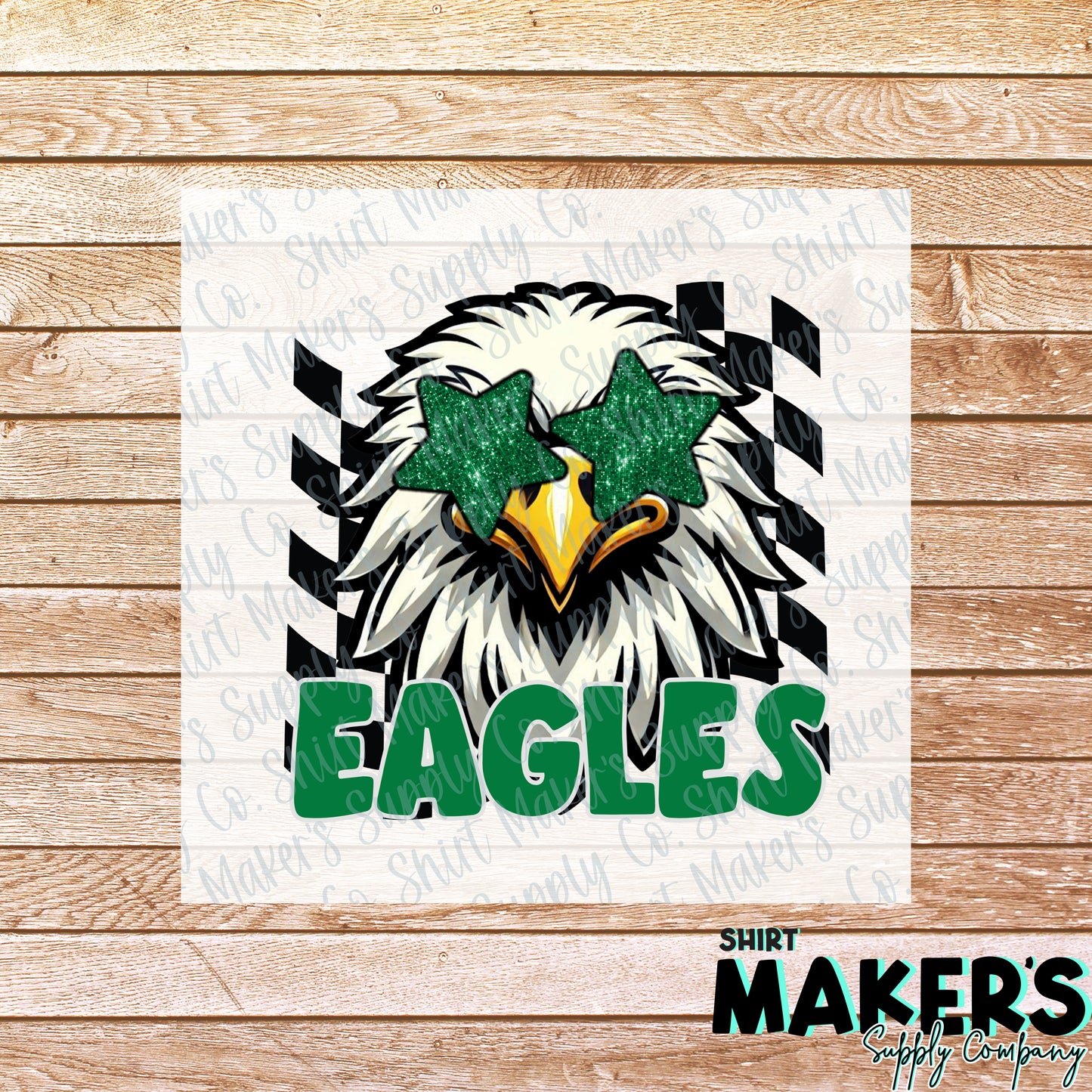 Luling Eagles Star Checker DTF or Sublimation Transfer