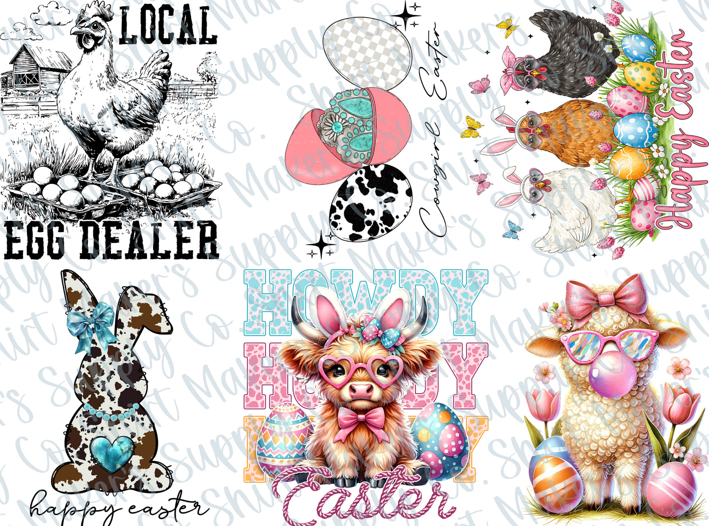 Easter Farm DTF Gang Sheet