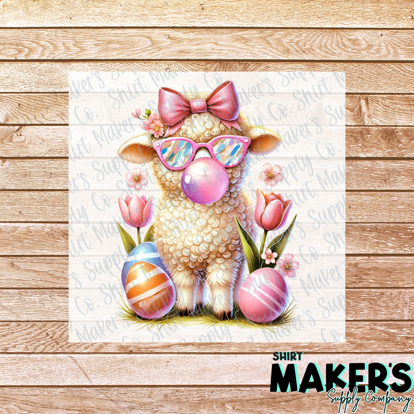 Easter Sheep DTF or Sublimation Transfer