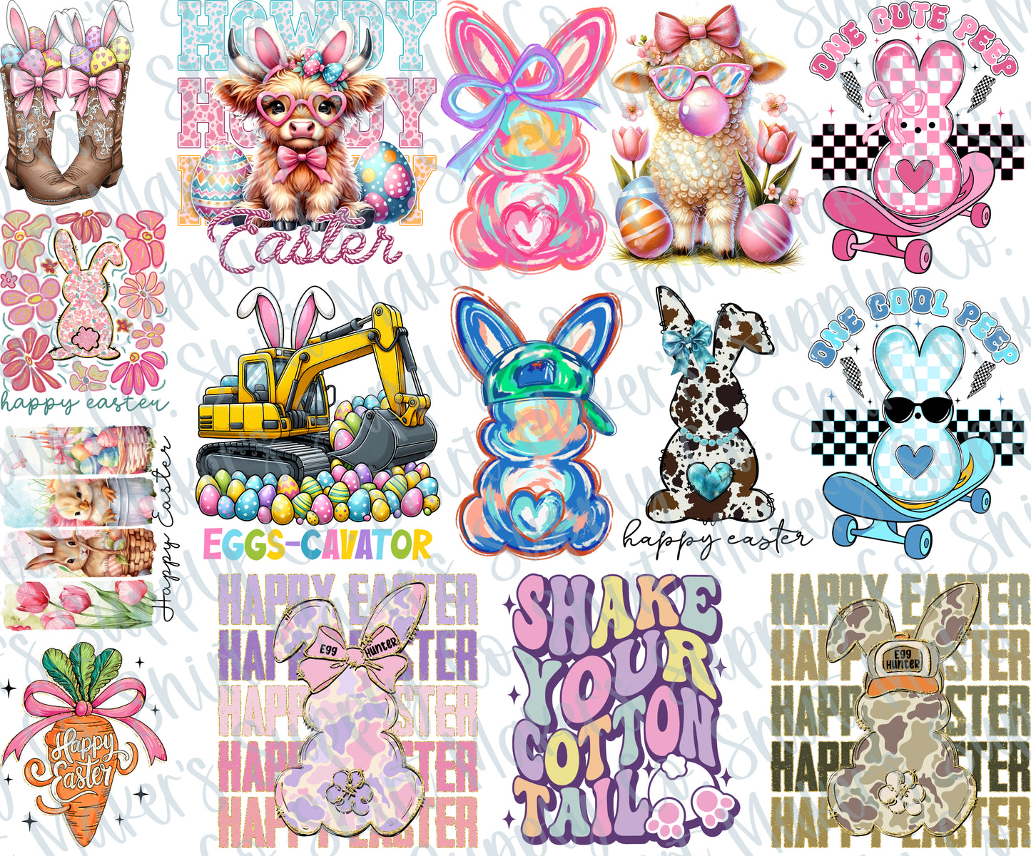 Easter Kids DTF Gang Sheet