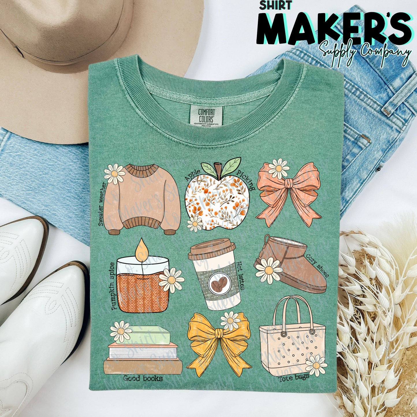 Fall Girly DTF or Sublimation Transfer