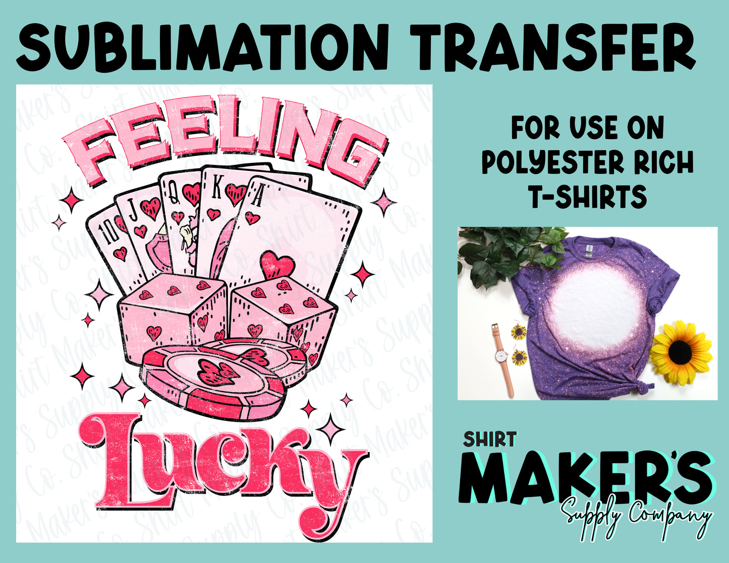Feeling Lucky Sublimation Transfer