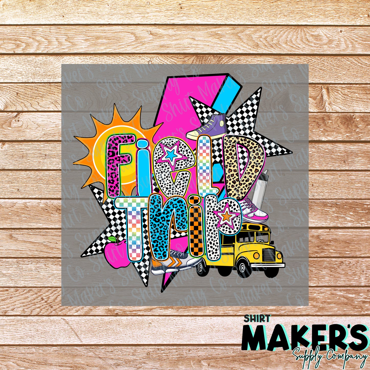 Field Trip Retro DTF or Sublimation Transfer