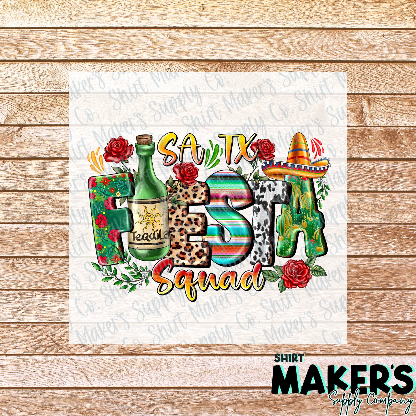 Fiesta Squad DTF or Sublimation Transfer