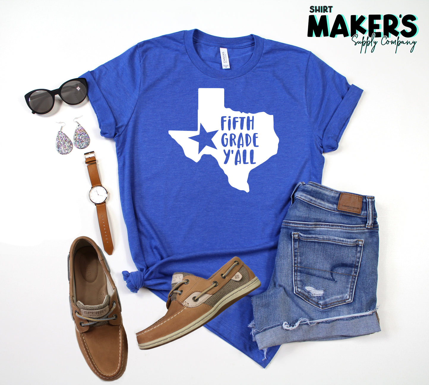 Fifth Grade Y'all Screen Print Transfer