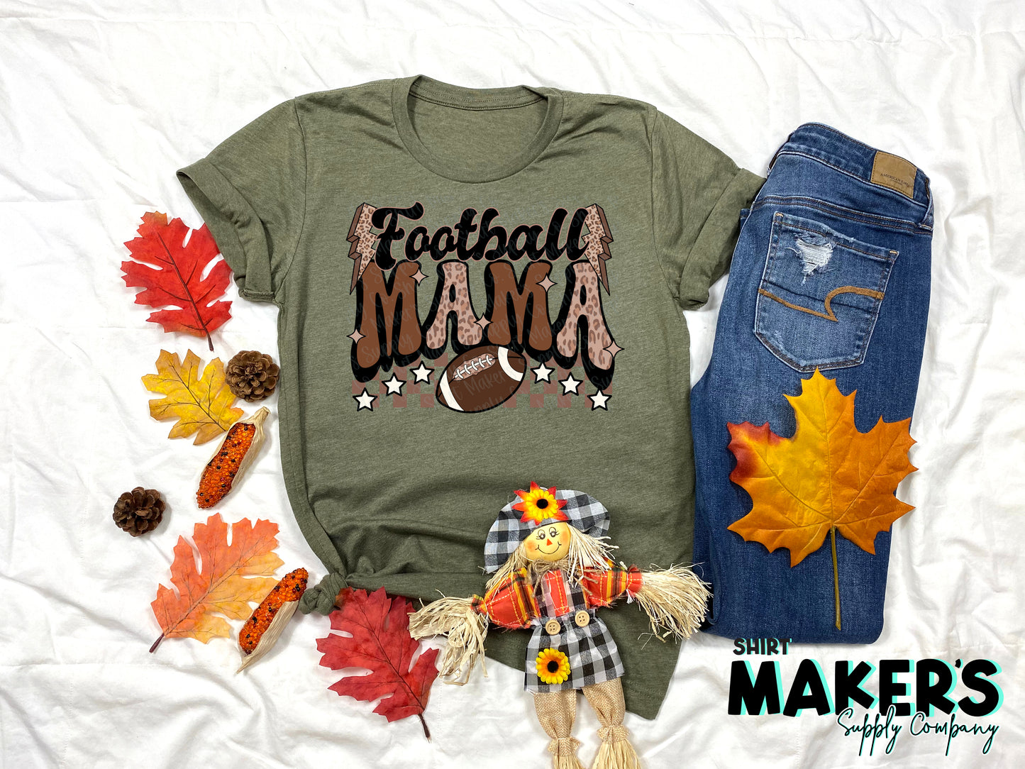 Football Mama Screen Print Transfer