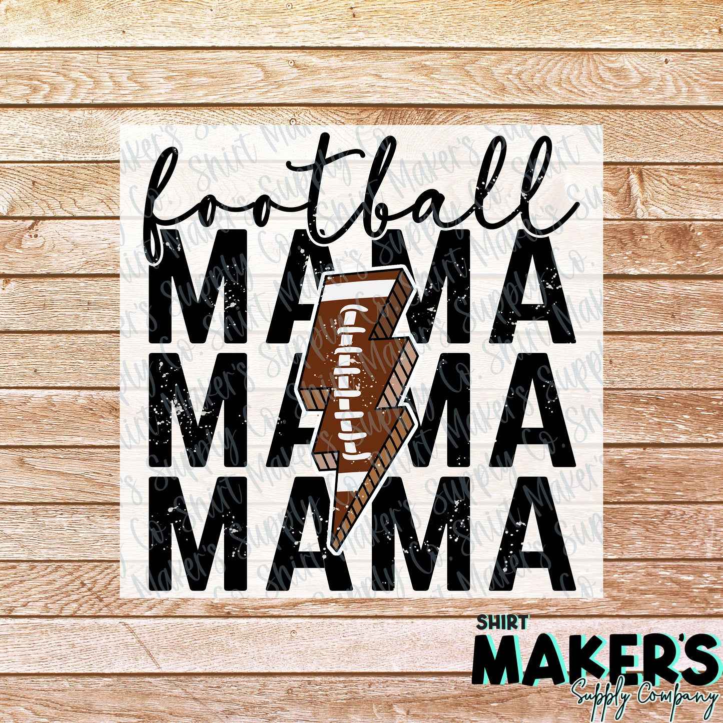 Football Mama Bolt DTF or Sublimation Transfer