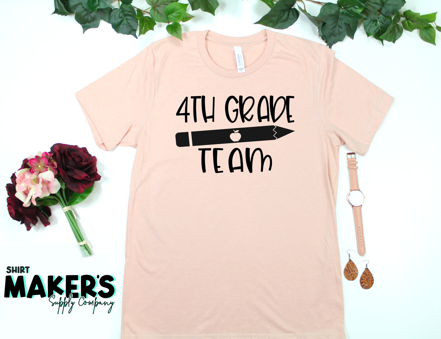 Fourth Grade Team Screen Print Transfer