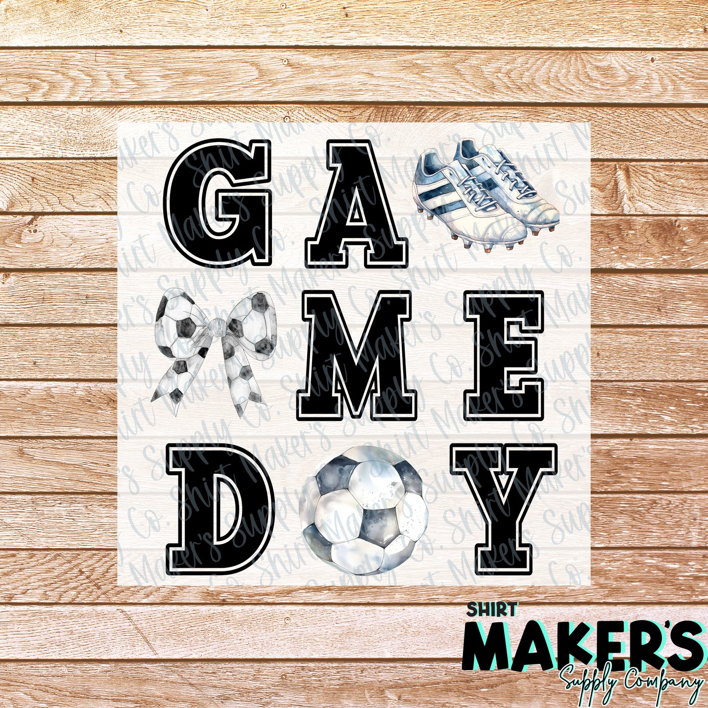 Game Day Soccer DTF or Sublimation Transfer