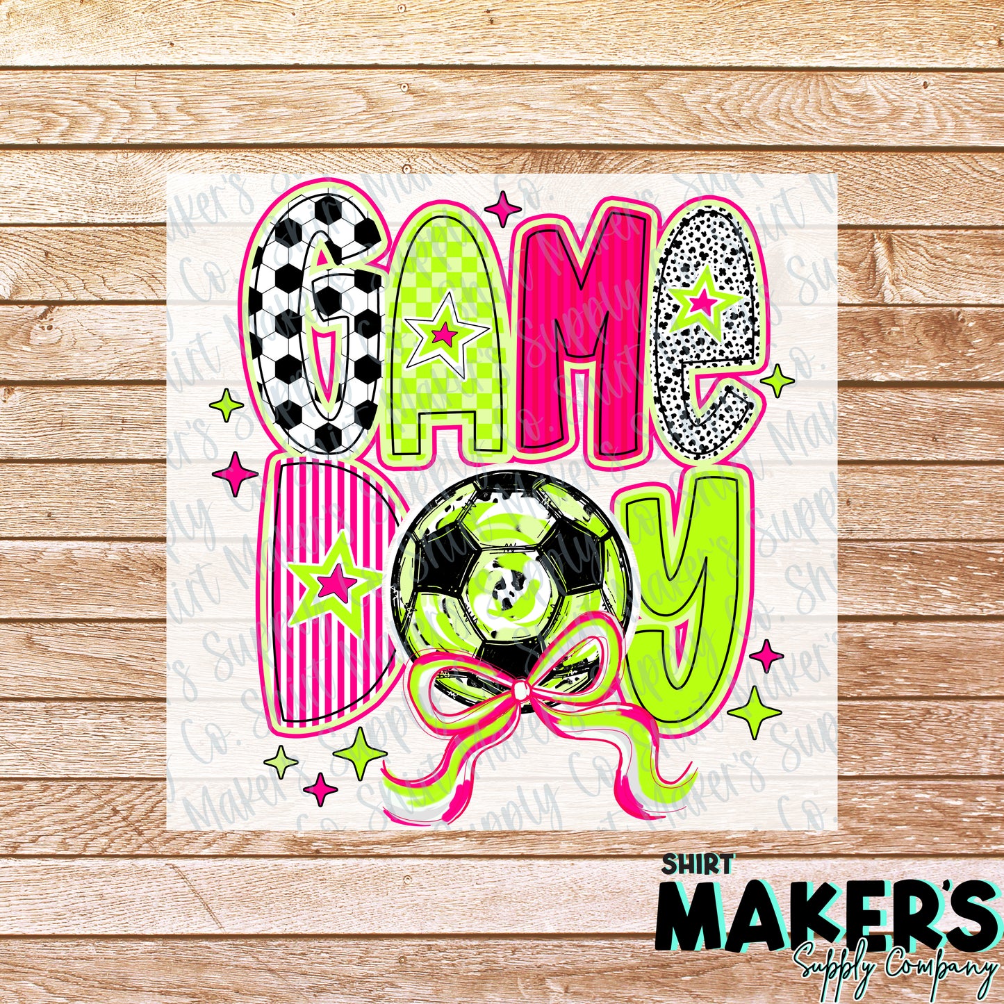 Soccer Game Day DTF or Sublimation Transfer