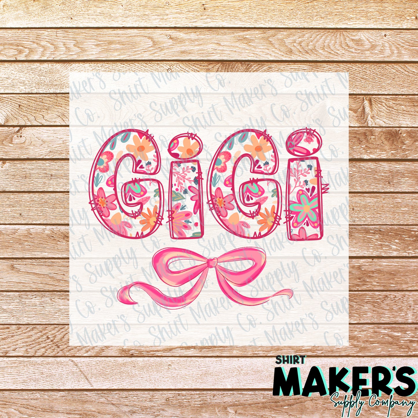 Gigi Bow Mother's Day DTF or Sublimation Transfer