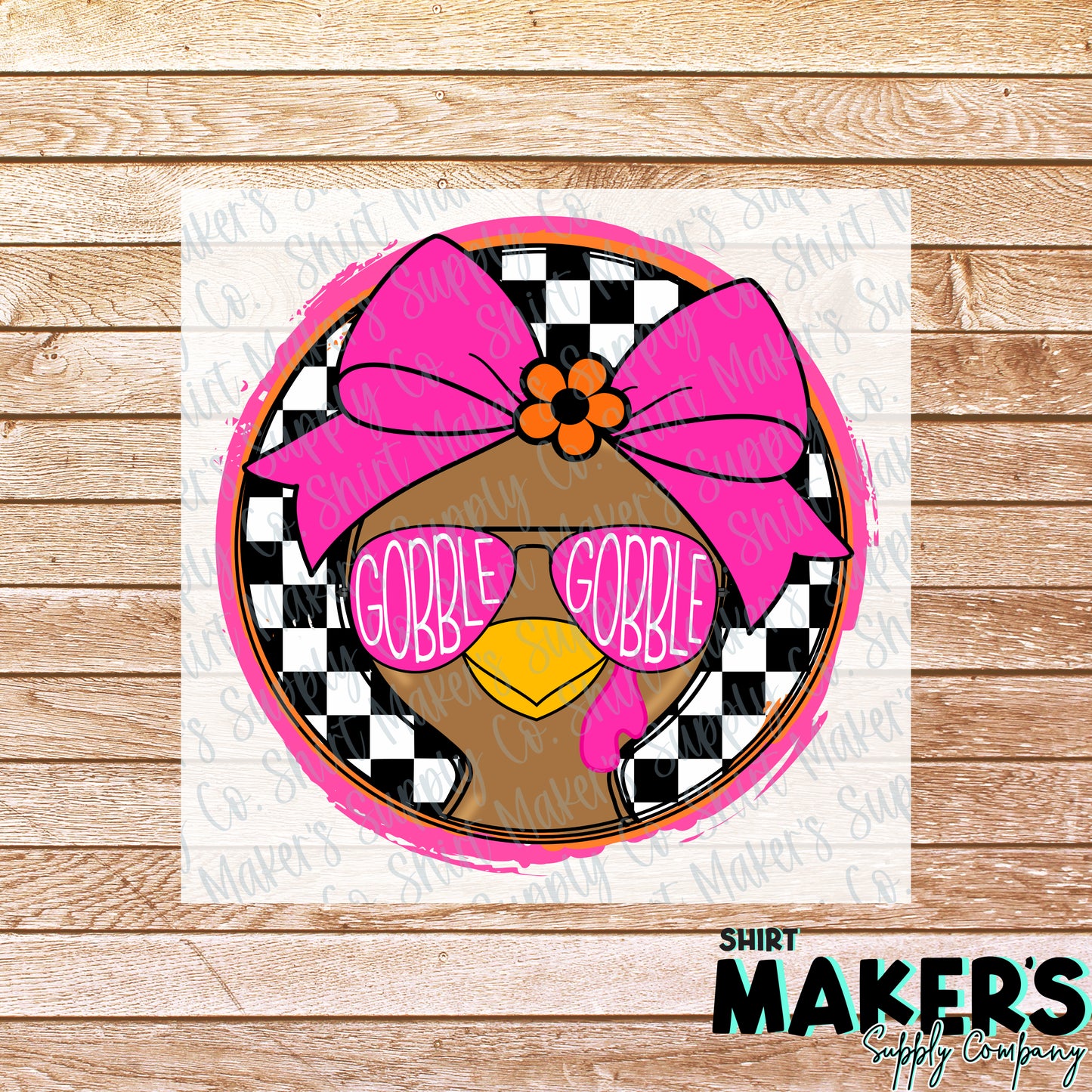Gobble Gobble Girl Thanksgiving DTF or Sublimation Transfer