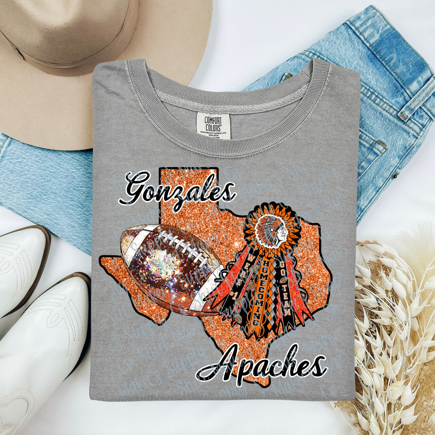 Gonzales Apache Homecoming DTF or Sublimation Transfer