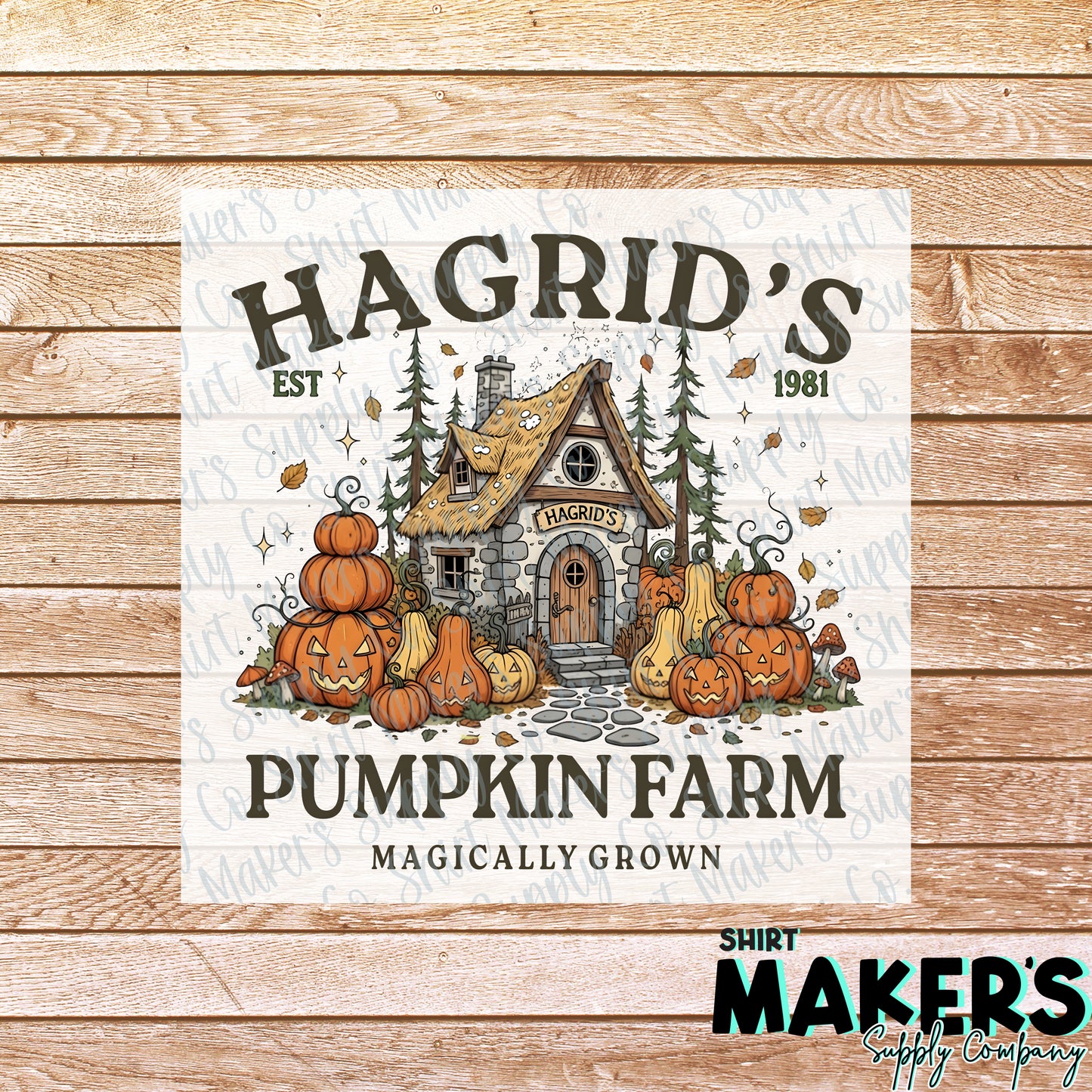 Hagrids Pumpkin Farm DTF or Sublimation Transfer