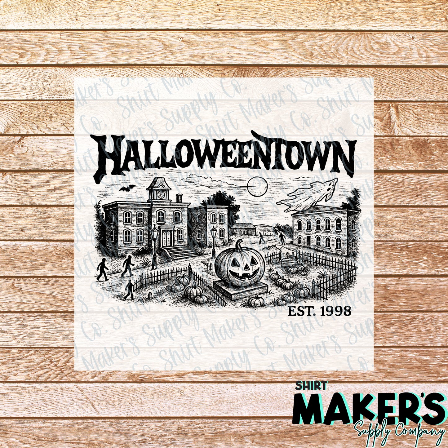 Halloween Town DTF or Sublimation Transfer